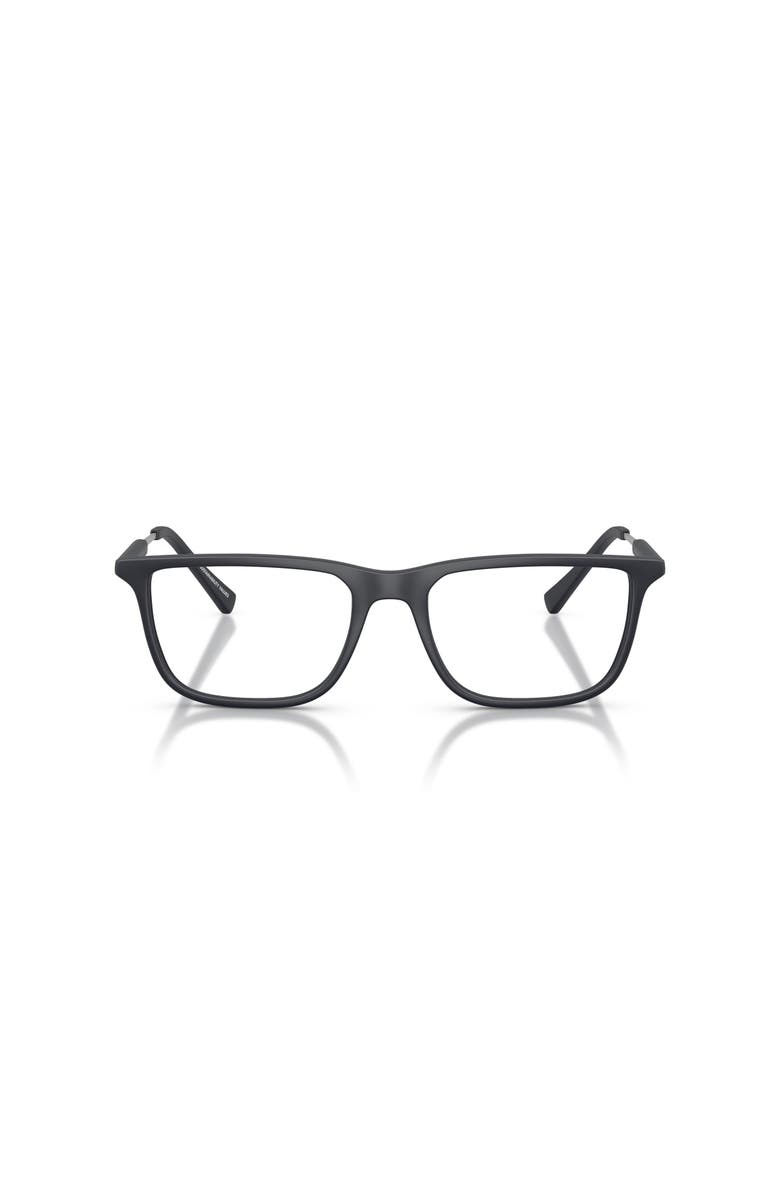 Armani Exchange 54mm Rectangle optical glasses, Alternate, color, Blue