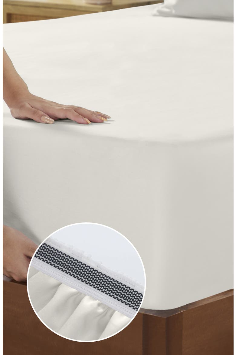 Grand Indulgence 1000 Thread Count 100% Cotton Sateen Sheet Set, Alternate, color, Eggshell Cream