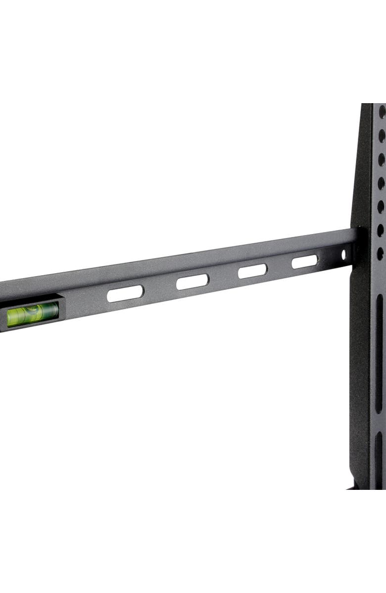 Megamounts Fixed Wall Mount with Bubble Level for 32-70in LCD, LED, and Plasma Screens, Alternate, color, Black