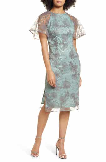 Remy Flutter Sleeve Cocktail Dress