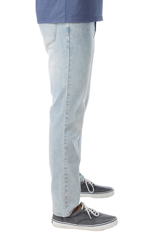 Fair Harbor Driftwood Straight Leg Jeans In Light Wash