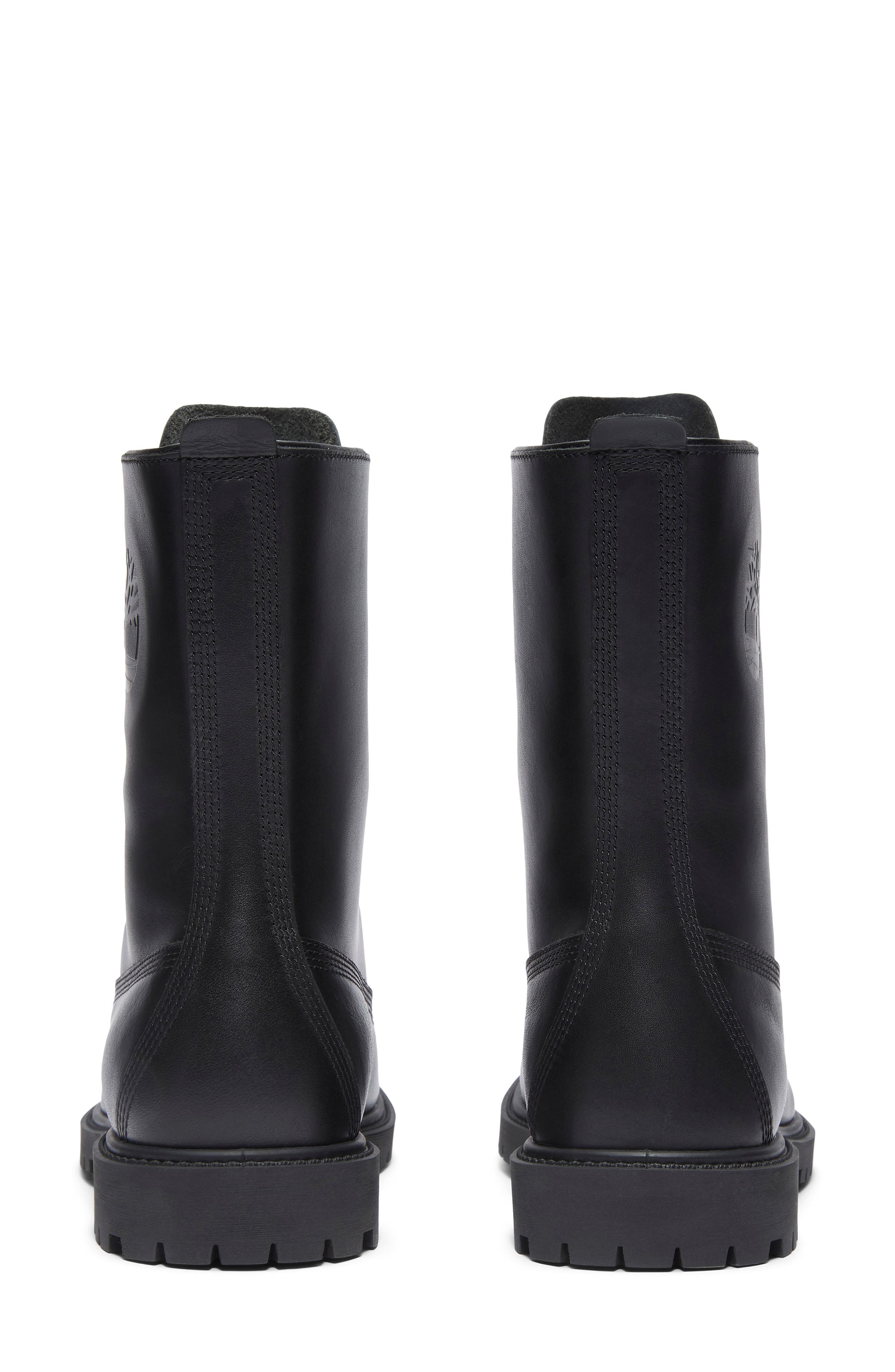 Timberland Premium 8-Inch Waterproof Leather Boot, Alternate, color, Black Full Grain