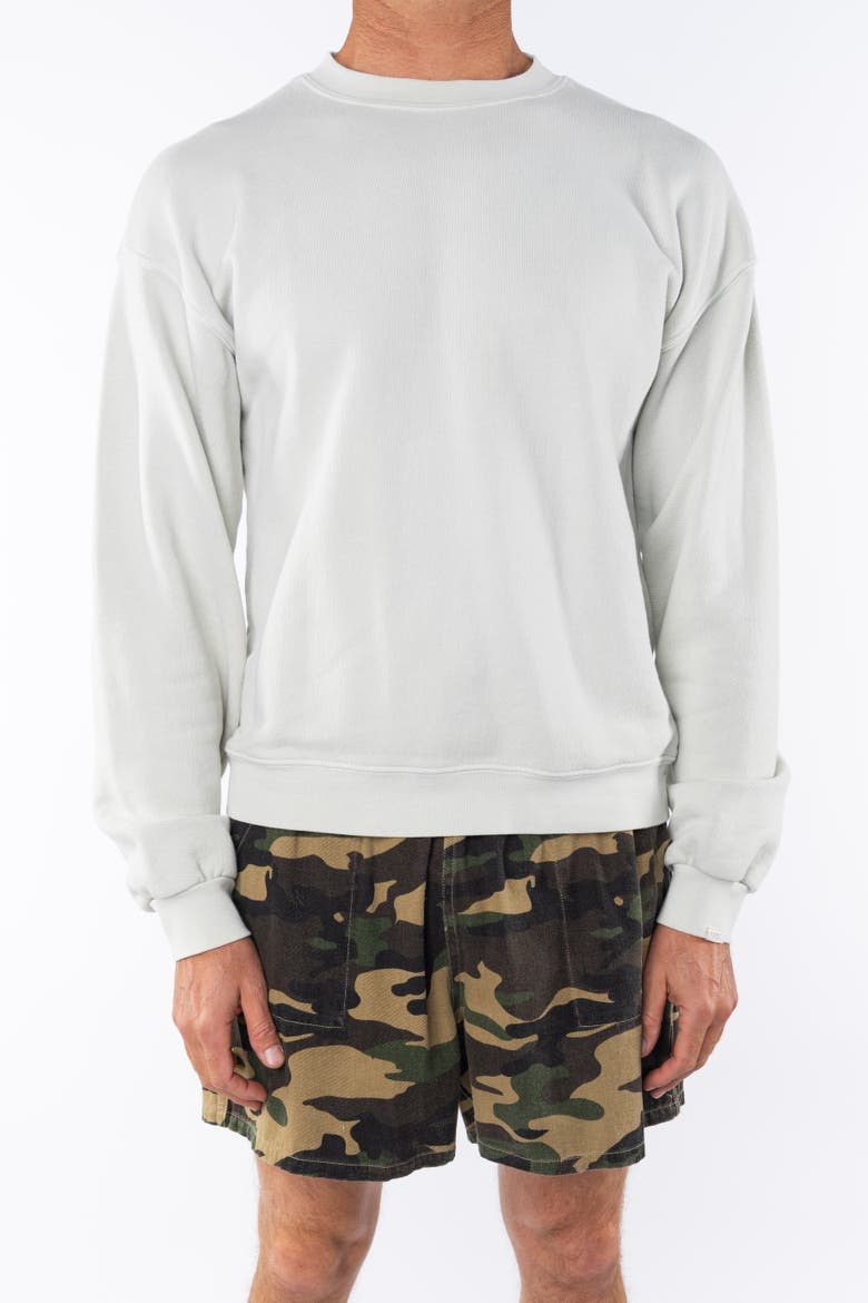 Gender Inclusive Post Surf Crew Sweatshirt, Alternate, color, Sandstone