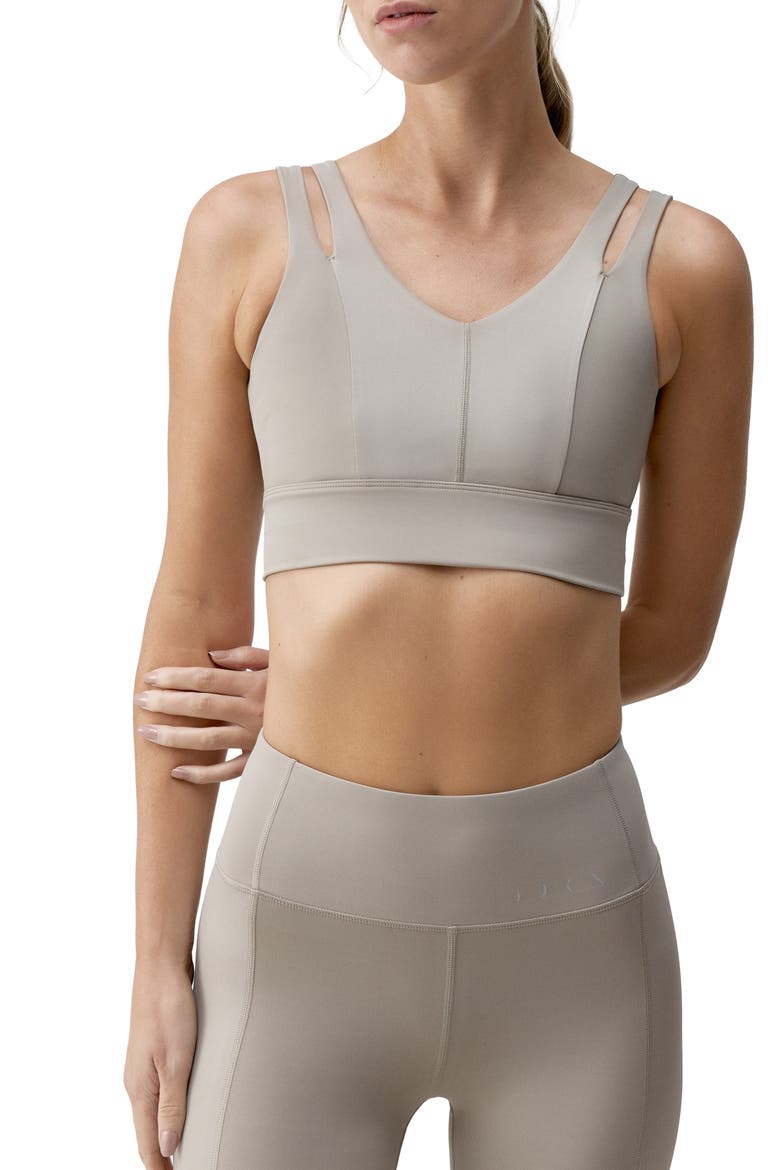 Maan Medium Support Performance Sport Top, Main, color, Grain