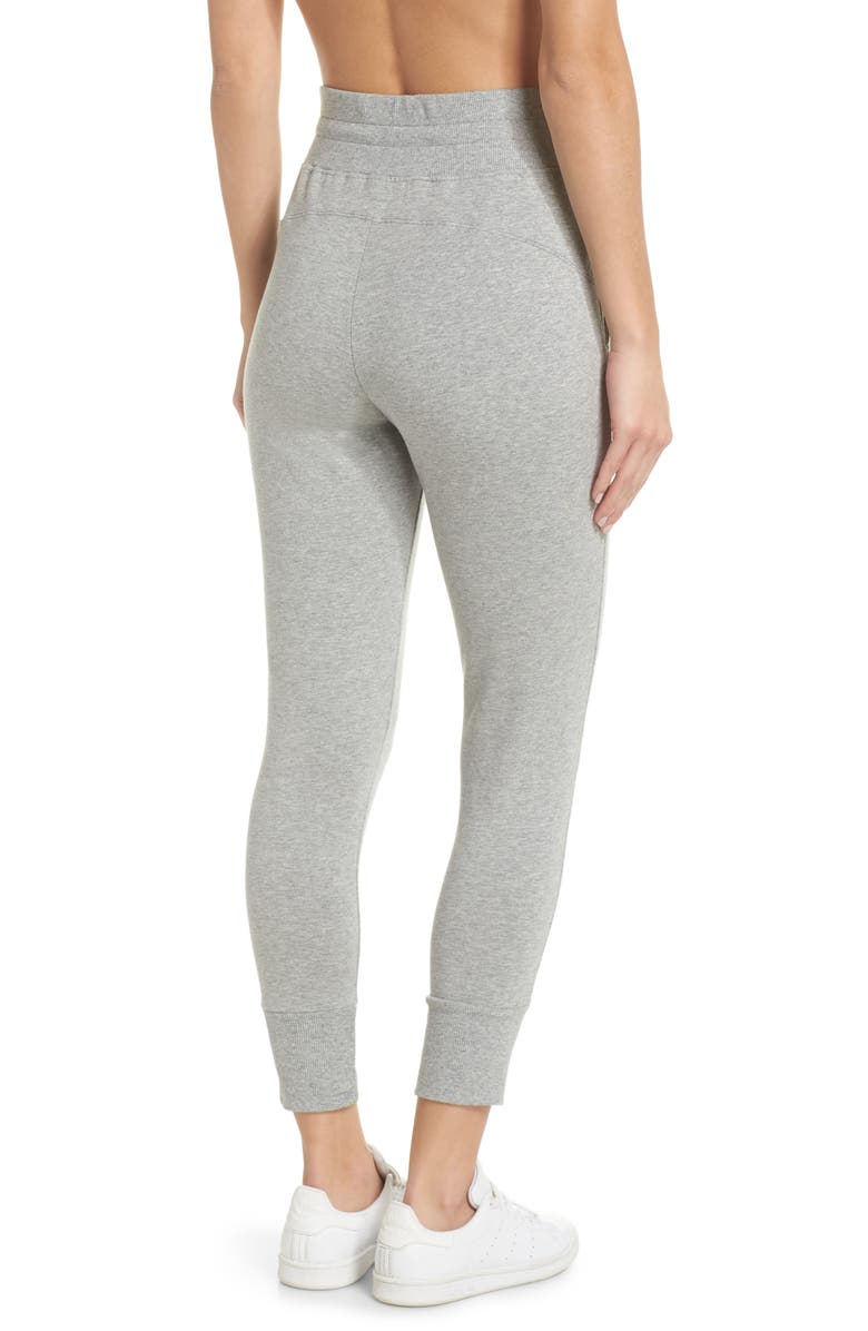 Zella Repeat High Waist Crop Jogger Pants, Alternate, color, 