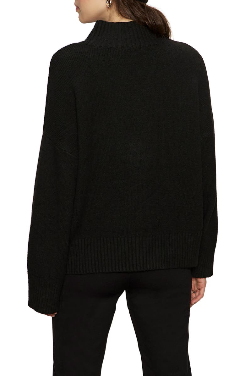 Sanctuary Aprés Sweater, Alternate, color, Black/ Mars Red
