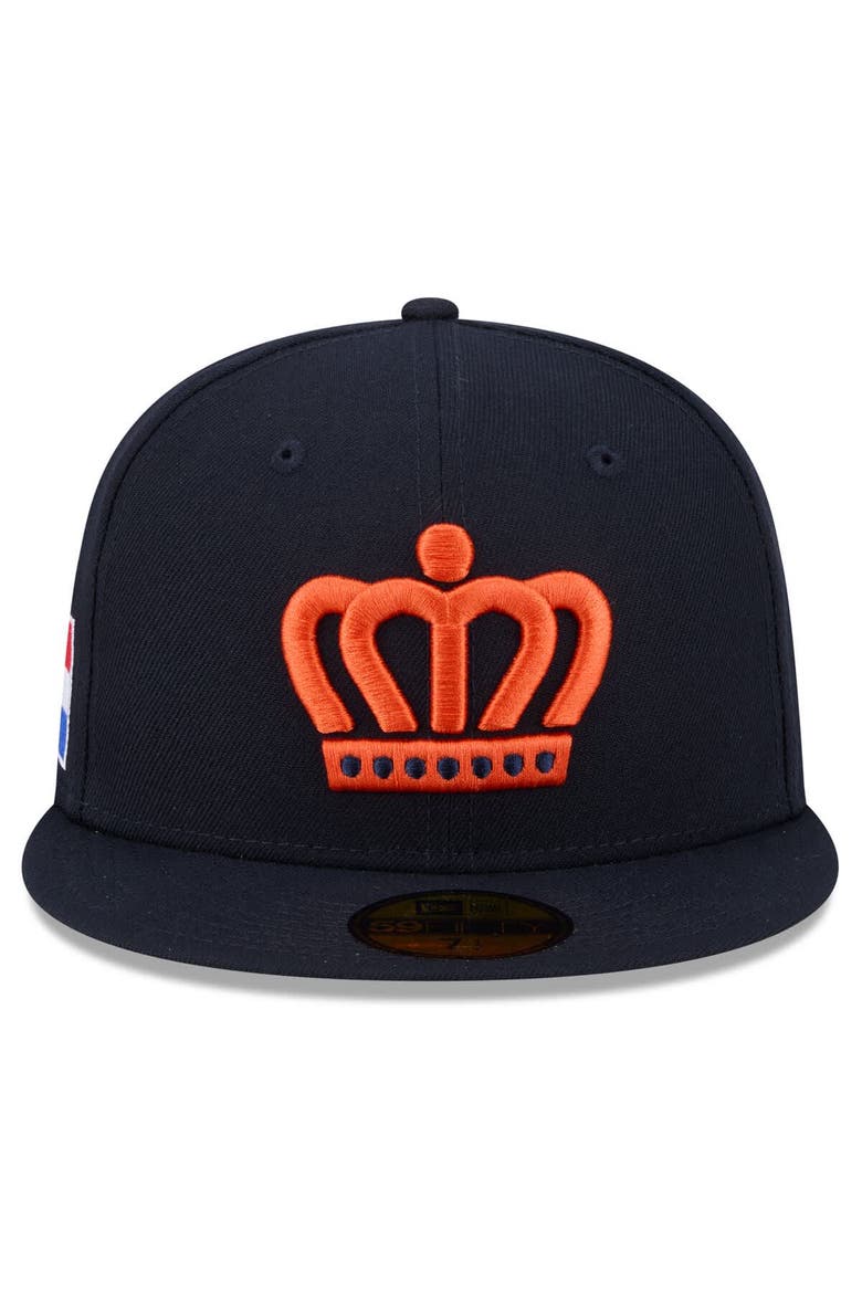 Men's New Era  Navy Netherlands Baseball 2026 World Baseball Classic 59FIFTY Fitted Hat, Alternate, color, Navy