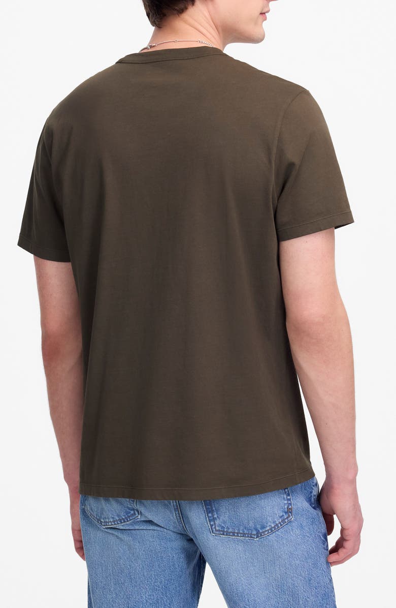 Madewell Allday Garment Dyed Cotton T-Shirt, Alternate, color, Dried Olive