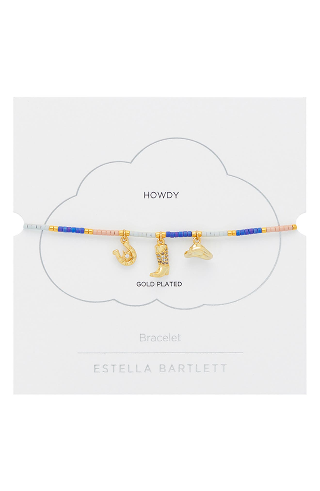 selected BLUE MULTI/ GOLD