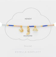 Estella Bartlett Cowboy Miyuki Louise Beaded Slider Bracelet
