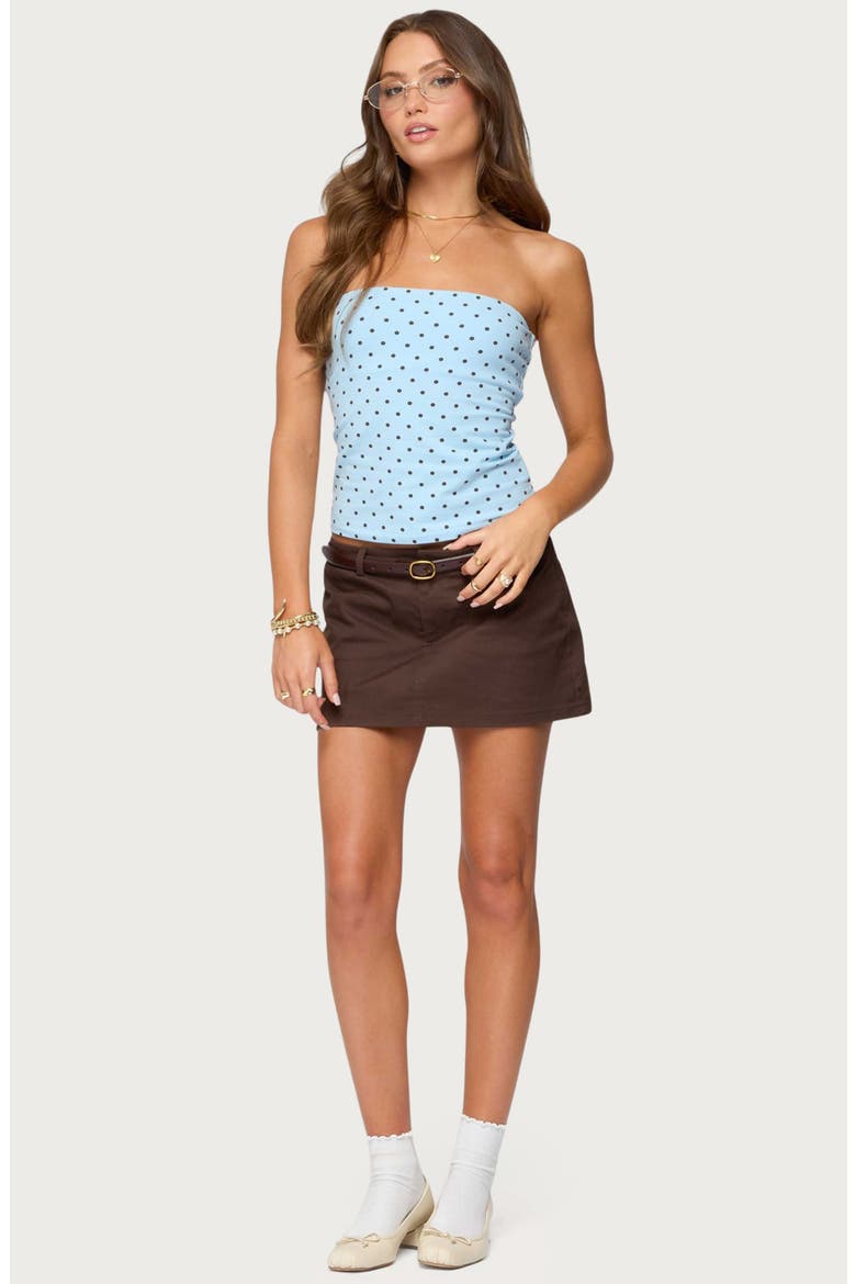Kennie Low Rise Miniskort, Alternate, color, BROWN