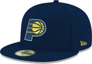 New Era Men's New Era Navy Indiana Pacers Official Team Color 59FIFTY Fitted Hat