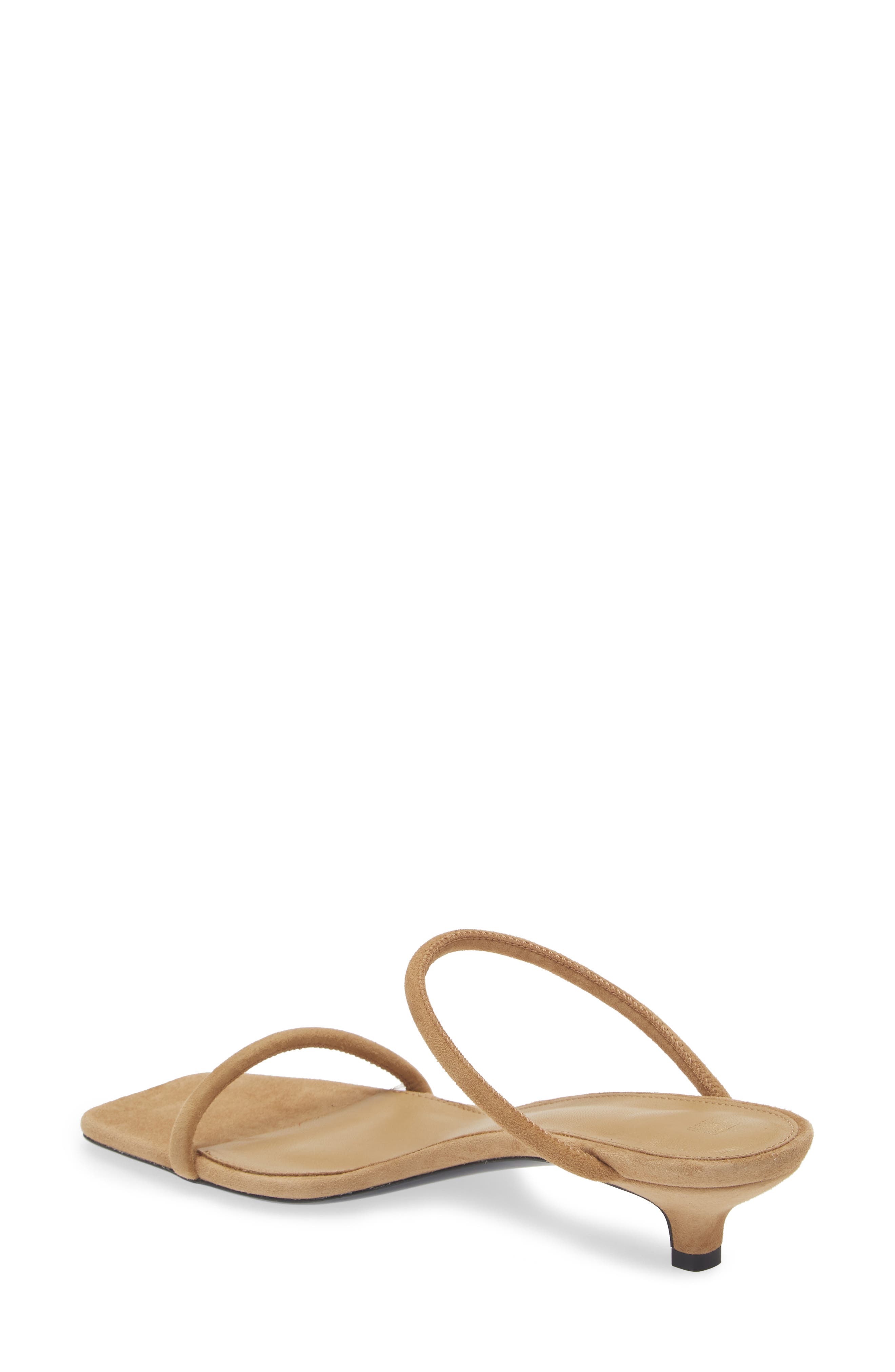 TOTEME Minimalist Kitten Heel Sandal, Alternate, color, 