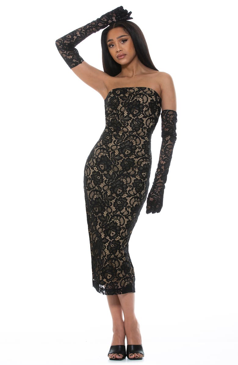 alexia admor lace midi dress Burgundy Lace Midi Sheath