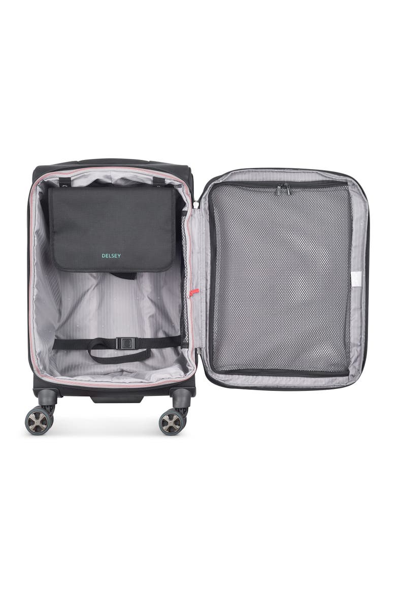 Helium DLX Softside 2 Piece Set Weekender Tote Bag & 20" Carry-On, Alternate, color, Black