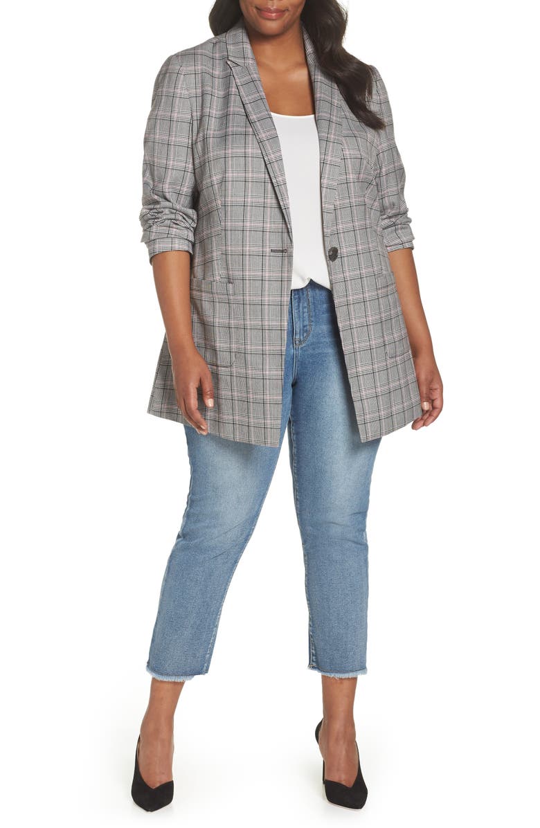 Standards & Practices Norm Glen Plaid Blazer, Main, color, 