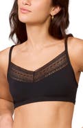 Montelle Intimates Bodybliss Lace Trim Bralette