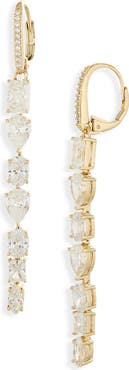Nadri RSVP Cubic Zirconia Linear Earrings