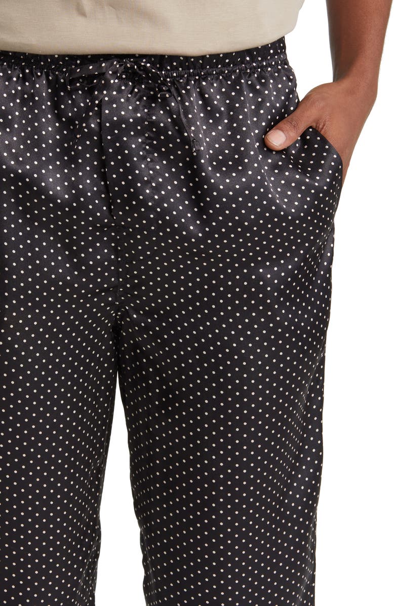 Majestic International Silk Charmeuse Pajama Pants, Alternate, color, 