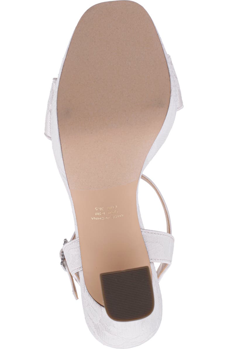Nina Alma Platform Sandal, Alternate, color, Ivory