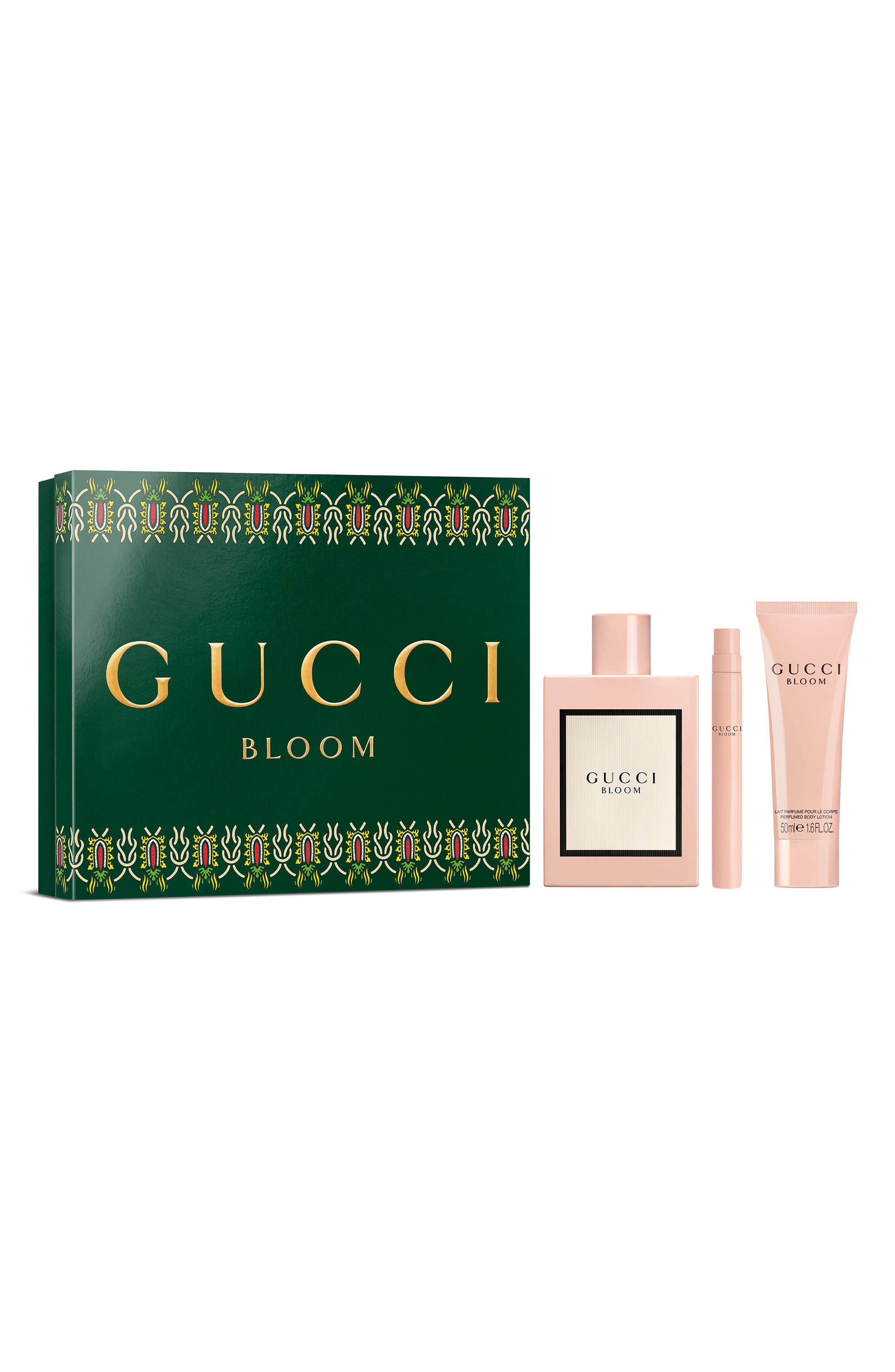 GUCCI BLOOM 香水 ボディローション セット Gucci Bloom Eau de Parfum & Body Lotion 3-Piece Gift Set (Women