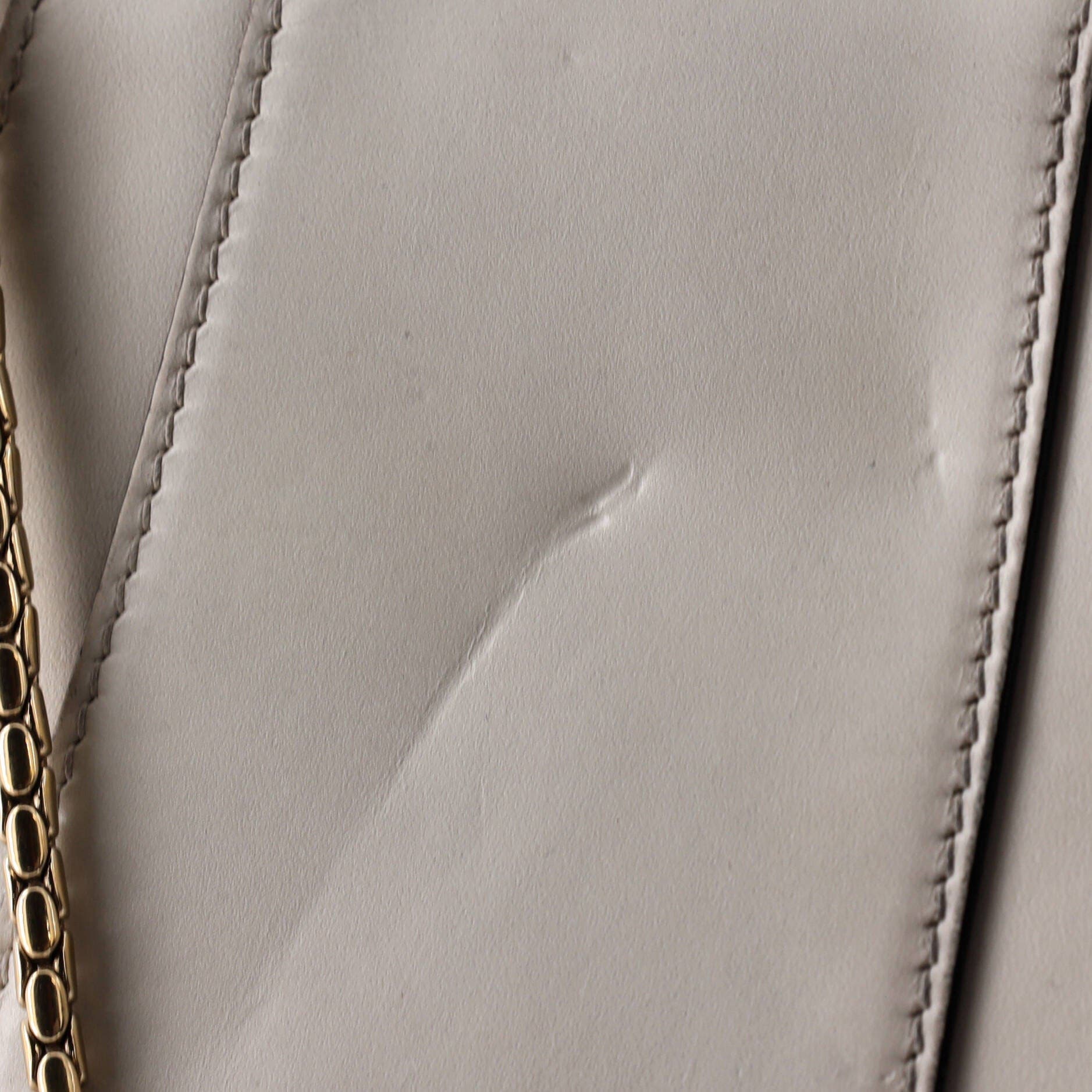 Serpenti Forever Top Handle Bag Leather Small, Alternate, color, White