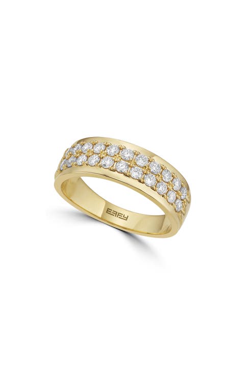 14K Gold Lab-Grown Diamond Band Ring