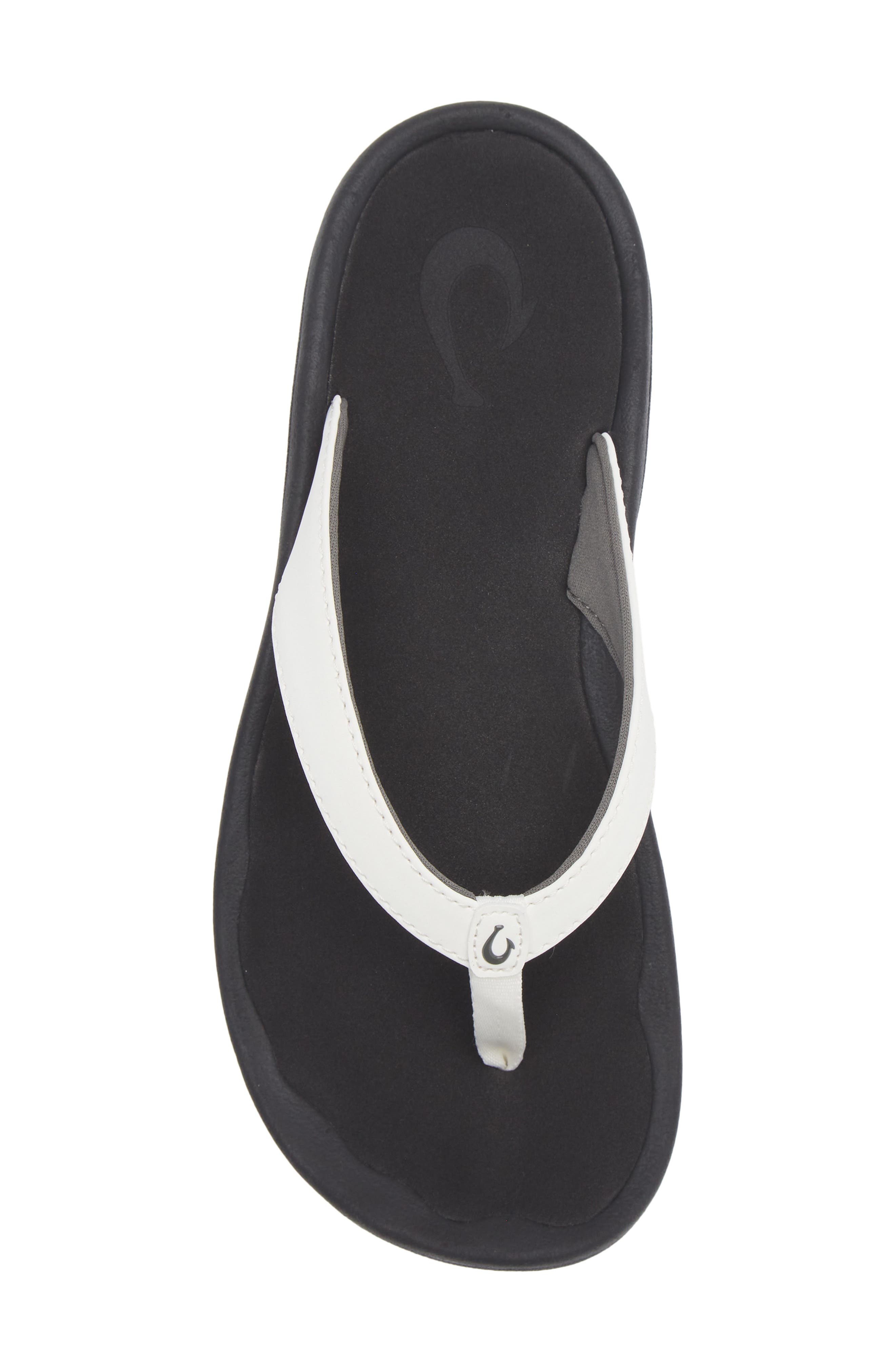 Ohana Flip Flop, Alternate, color, WHITE SAND/ BLACK