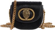 Kurt Geiger London Micro Chelsea Genuine Calf Hair Saddle Bag