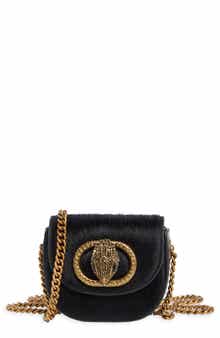 Kurt Geiger London Micro Chelsea Genuine Calf Hair Saddle Bag