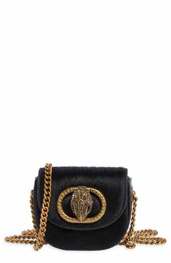 Kurt Geiger London Micro Chelsea Genuine Calf Hair Saddle Bag