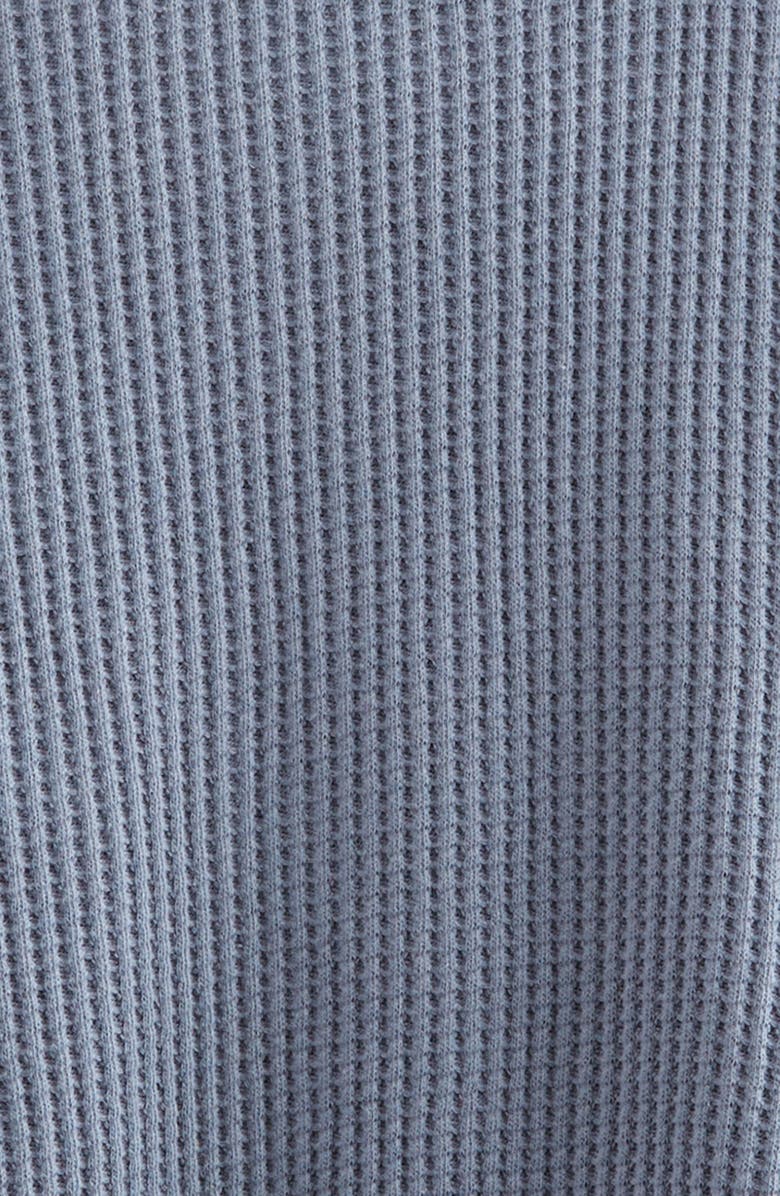 Treasure & Bond Kids' Cozy Waffle Sweatshirt, Alternate, color, Blue Chip