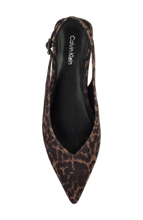 Calvin Klein Galiana Slingback Pointed Toe Flat