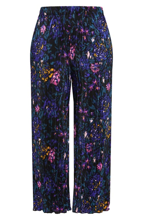 City Chic Kira Print Pants In Multi