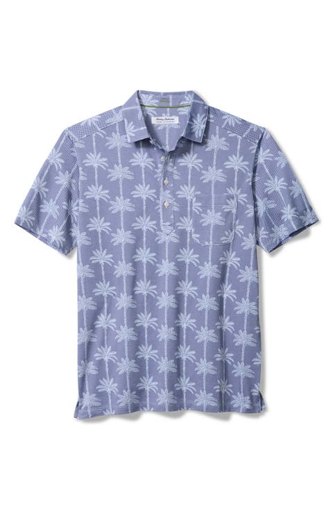 San Lucio Palm Lane Print IslandZone® Polo