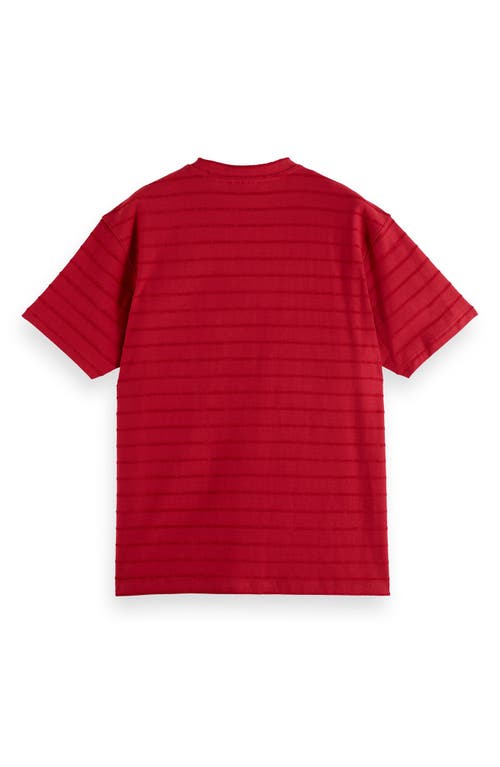Scotch & Soda Relaxed Fit Striped Cotton T-shirt