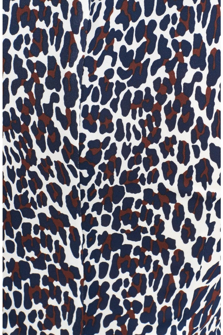 Print Jersey Crepe Sheath Dress, Alternate, color, REVA LEOPARD