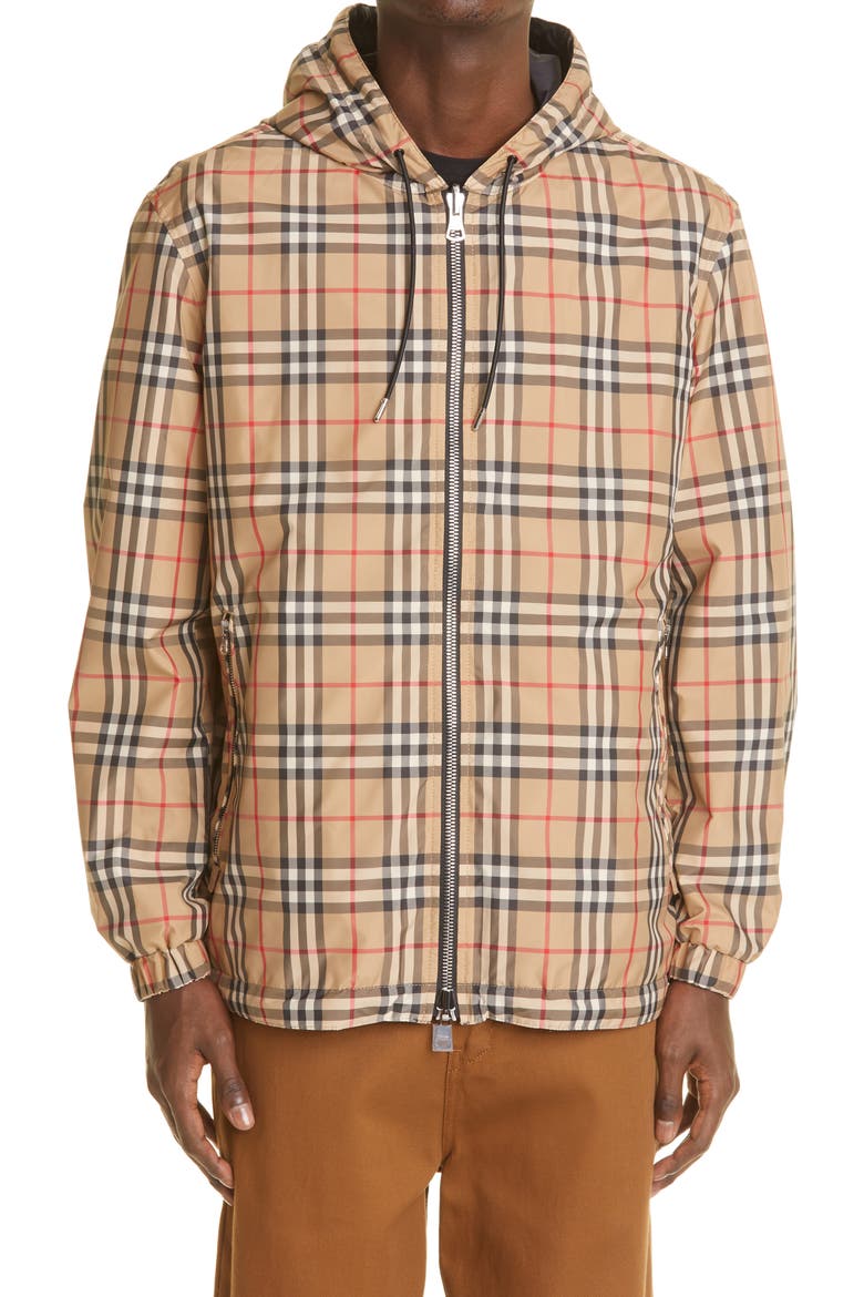 Men's Stretton Check Jacket, Main, color, ARCHIVE BEIGE IP CHK