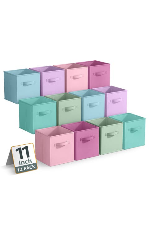 12-Pack Collapsible Storage Cubes