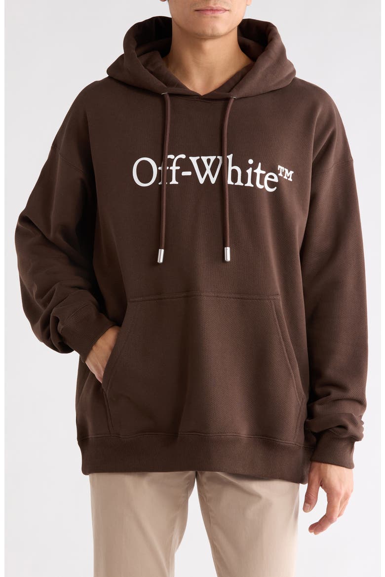 Big Bookish Skate Graphic Hoodie, Main, color, CHOCOLATE-WHITE