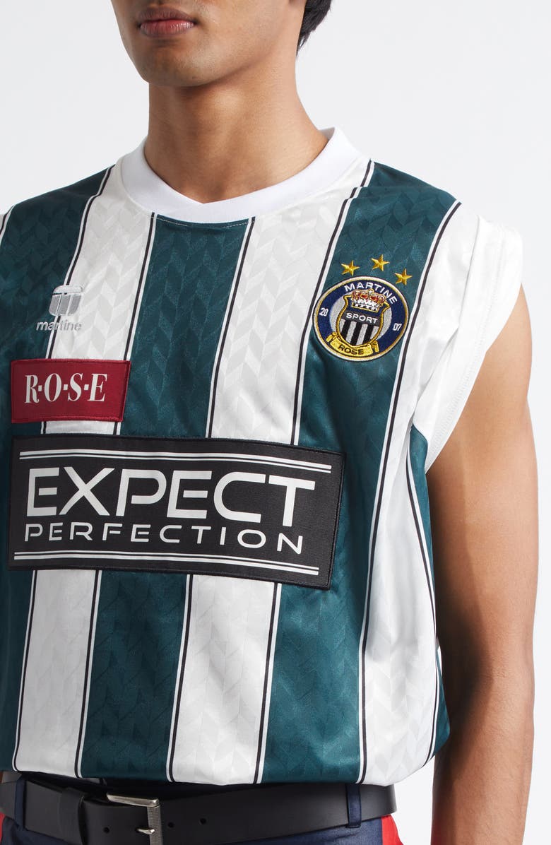 Martine Rose Twist Sleeve Football Top, Alternate, color, 