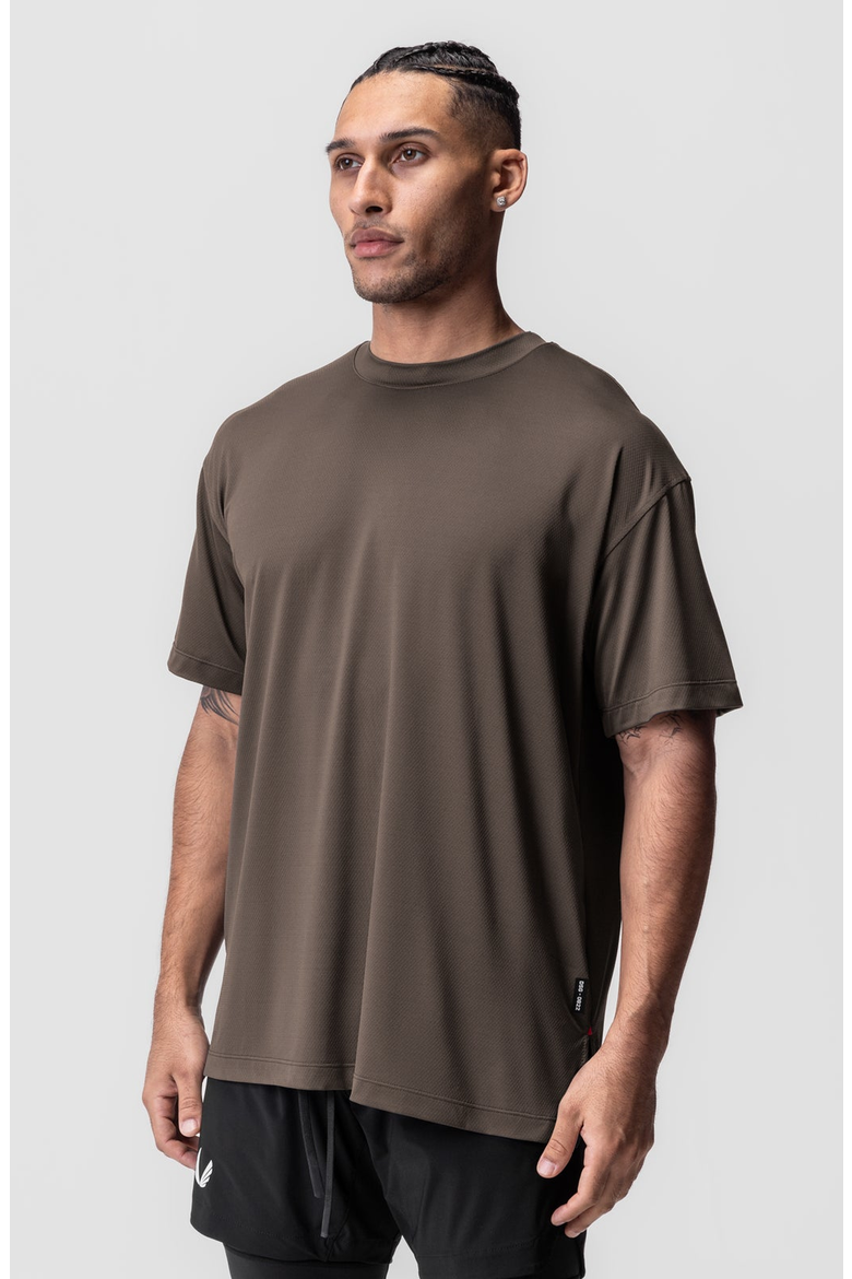 AeroSilver Oversized Tee, Main, color, Deep Taupe