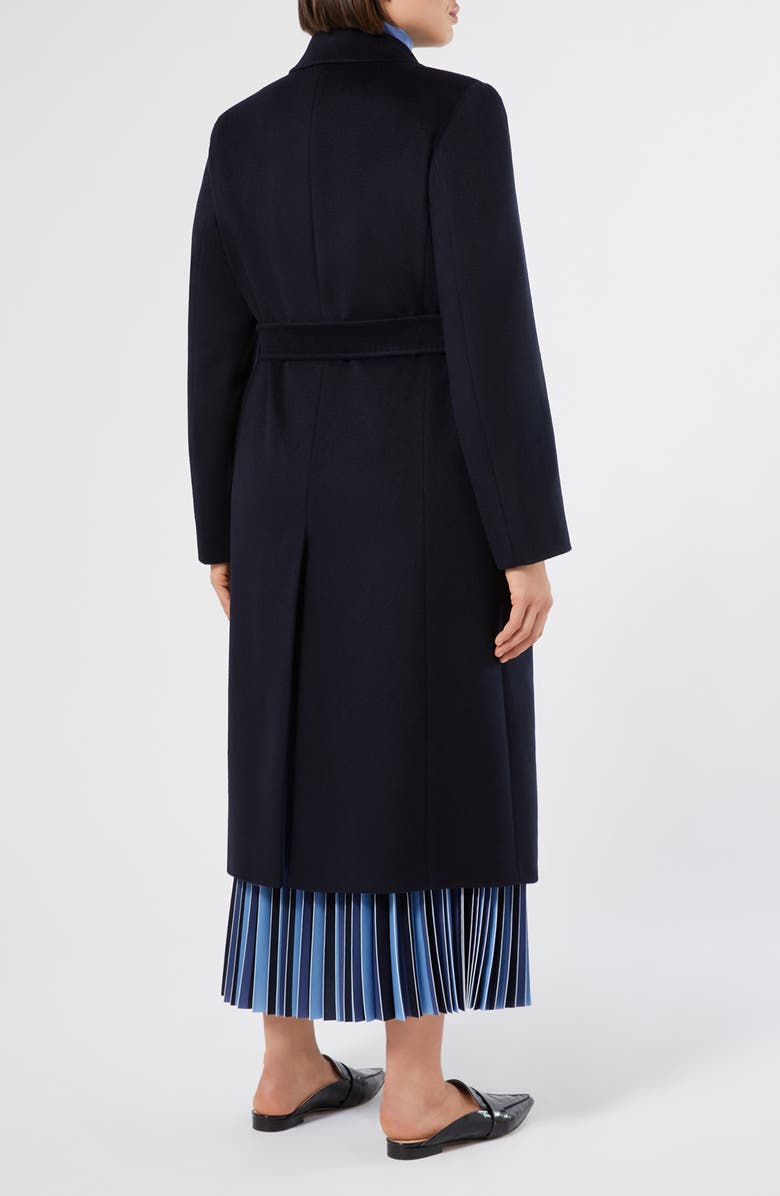 Marina Rinaldi Ghisa Virgin Wool Coat, Alternate, color, Midnight Blue