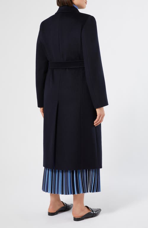Marina Rinaldi Ghisa Virgin Wool Coat In Black