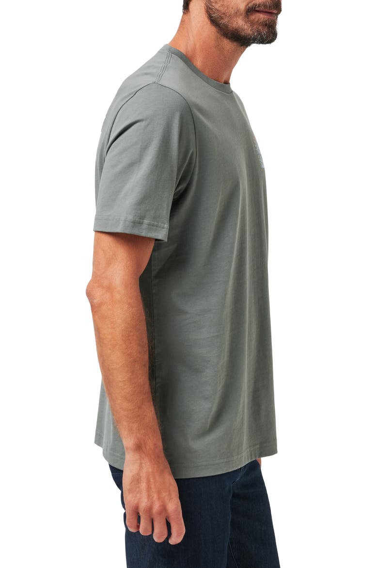 Manta Dive Graphic T-Shirt, Alternate, color, DARK OLIVE