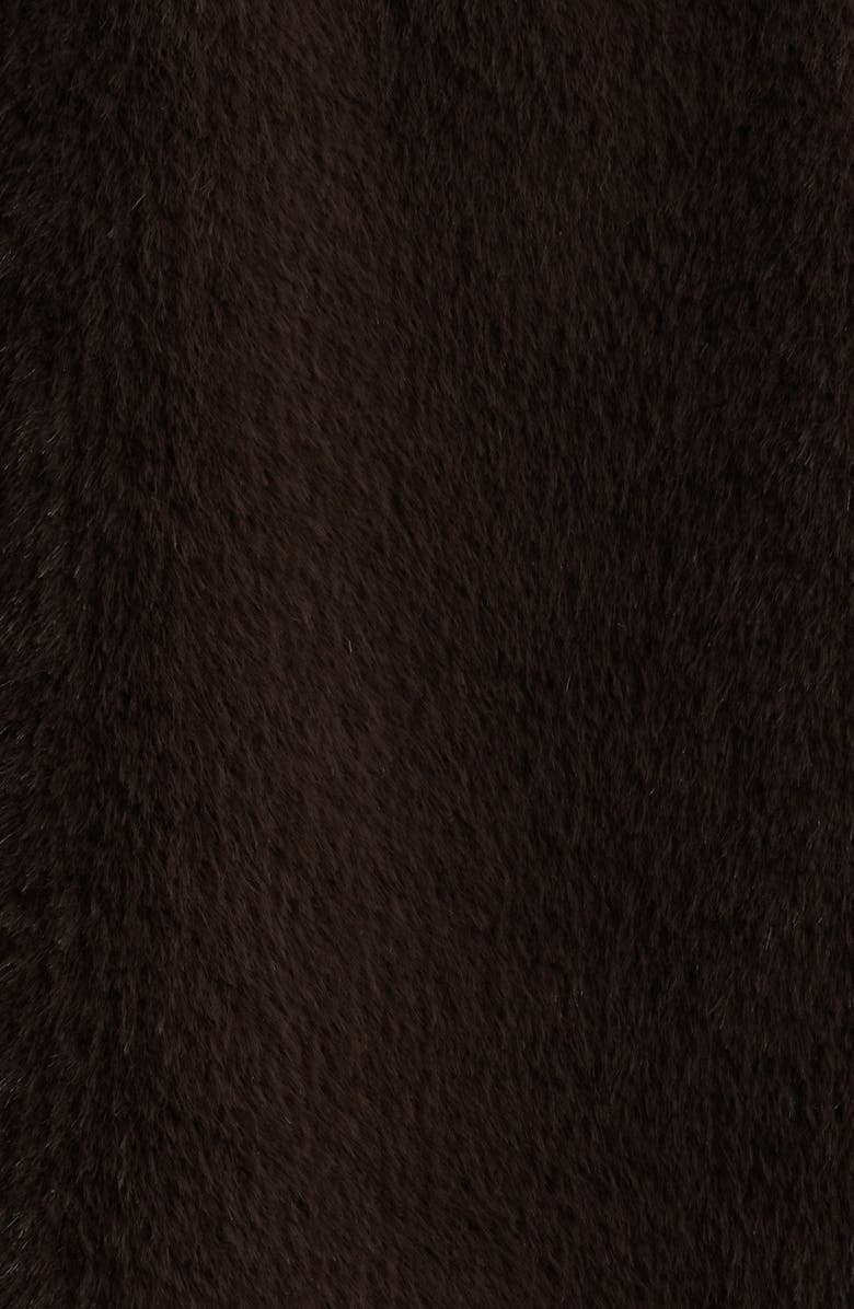 Sam Edelman Faux Fur Jacket, Alternate, color, Cafe Noir