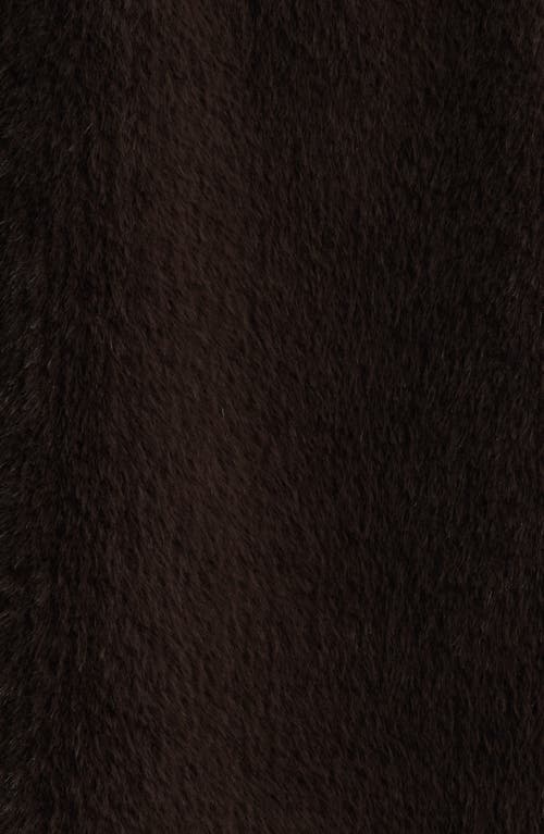 Sam Edelman Faux Fur Jacket In Brown