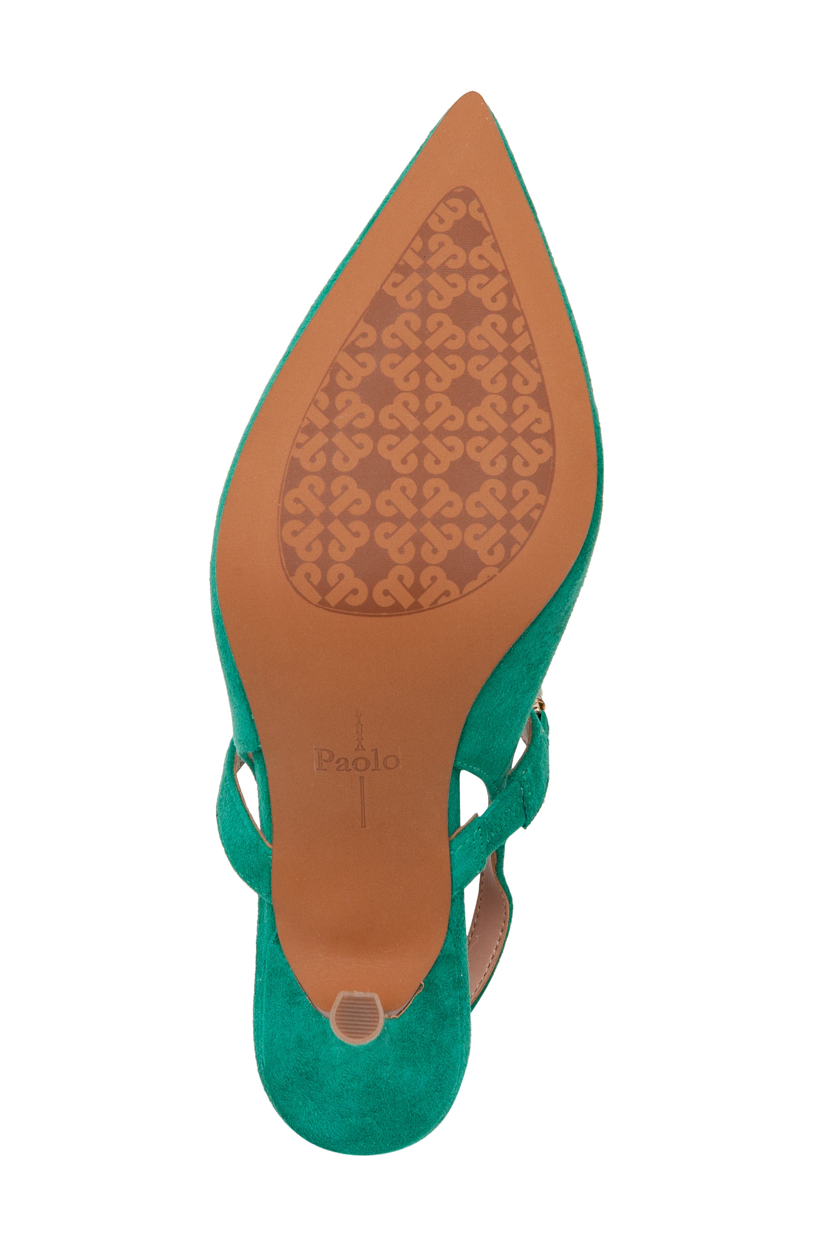 Linea Paolo Yemina Slingback Pump, Alternate, color, Emerald Gr