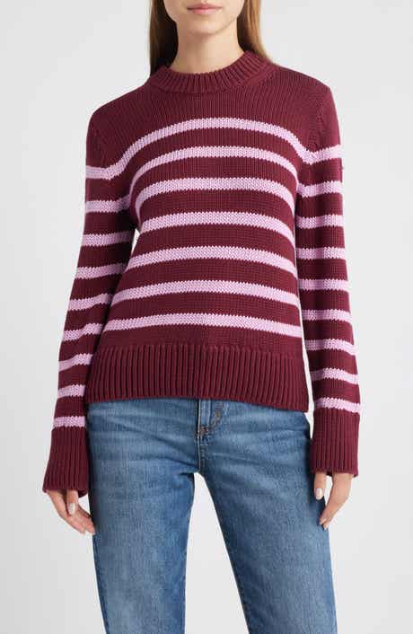 Rails Alise Stripe Crewneck Cotton Sweater