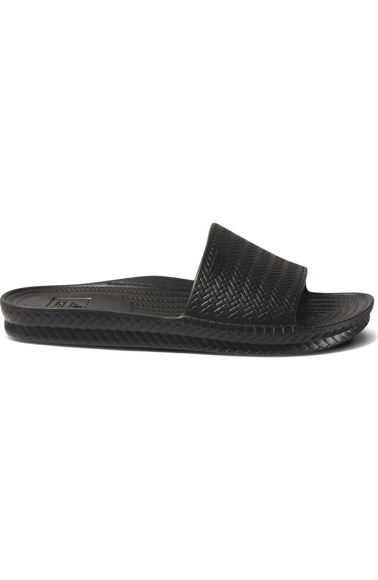 Reef Water Scout Slide Sandal, Alternate, color, Black